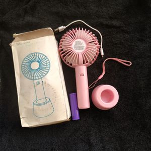 Hand Electric Fan With Charger And Battery