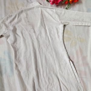 Collor White XS Kurti