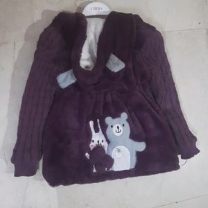 Kids Furry Rabbit Jacket