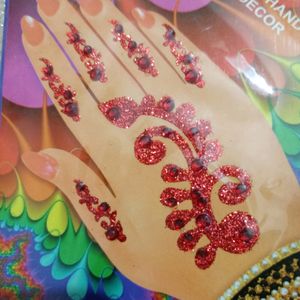 Hand Mehandi Sticker Tattoo