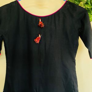 Ethnic Black Kurta