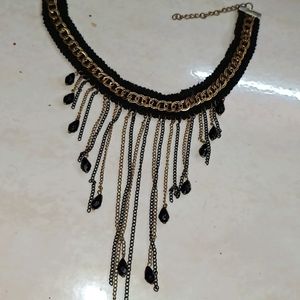 Black Necklace With Hangings