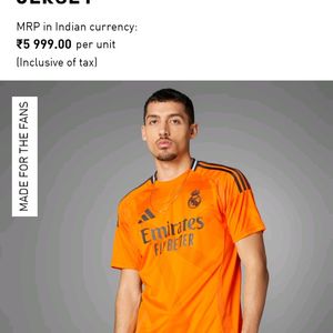 REAL MADRID AWAY JERSEY 2024/2025 SEASON