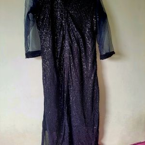 Jet BLACK Full Sequence Kurti