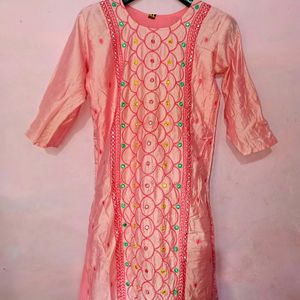 Pink Kurta Set With Duptta💕