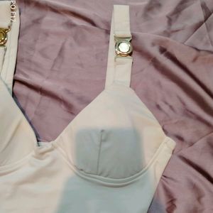 White Stylish Bodysuit