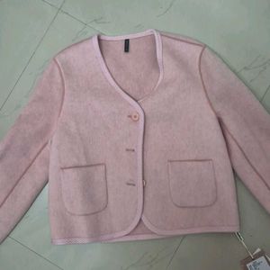 Hand Made Pink Winter Coat