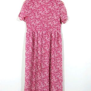 Mast & Harbour Pink Floral Printed Dress (Women)