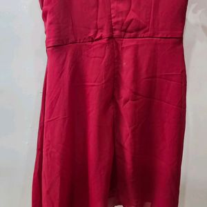 Mast And Harbour Beautiful Burgundy Flarred Dress