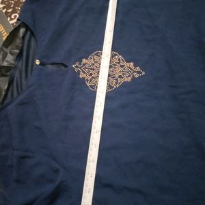 RARE ROOTS - Beautiful Women's Navy Blue Kurta