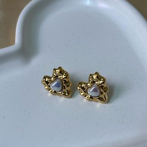 Heart Studs Anti-tarnish