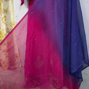 Ethnic Gown With Dupatta