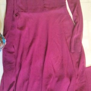 Purple Palazzo Dupatta Kurta Also Available