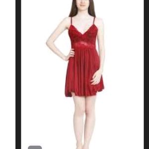 Red Valentine Frock Sexy Dress Night Bra Urbanic