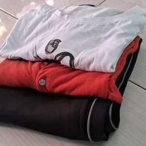 2 T Shirts With 1 Jogging Pant For Men