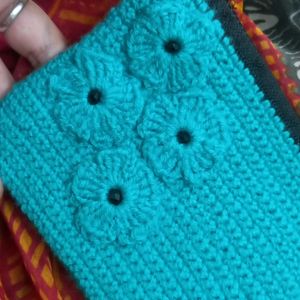 Crochet Floral Mini Purse