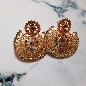 Traditional Golden Earrings