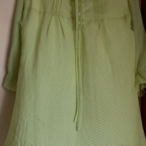 Lime Green Top In Very Good Condition