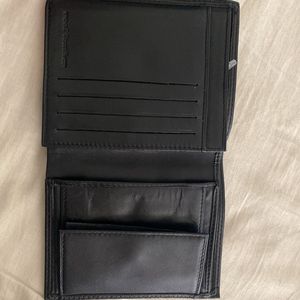 Black Leather Men Wallet