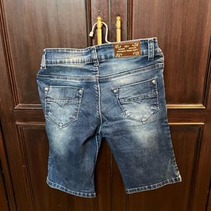 Denim 3/4th Shorts