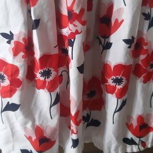 Unused Cotton Floral Frock For Girls