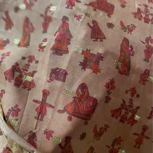 Rajasthani Print Saree