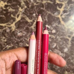 IMPORTED LIPLINERS COMBO OF 3