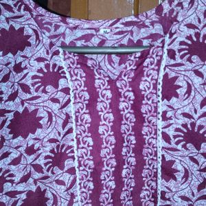 Trendy Cotton Kurti Set For Women