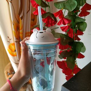 Miniso We Bare Bears Water Sipper