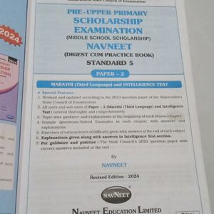 Pre-upper Primary Scholarship Book