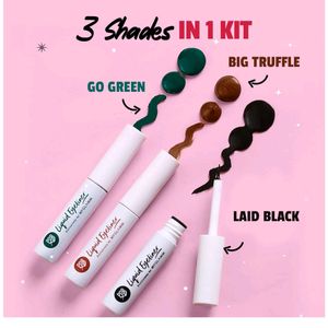 POPxo Liquid Eyeliner Kit - Eye Gotchu (Set of 3) |