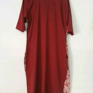 Maroon Womens Kurta