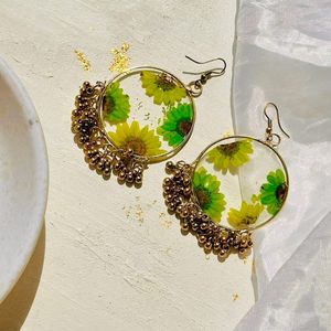 Floral RESIN jhumka