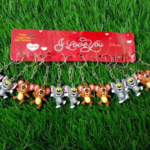 Set Of 12 Tom N Jerry Keychains