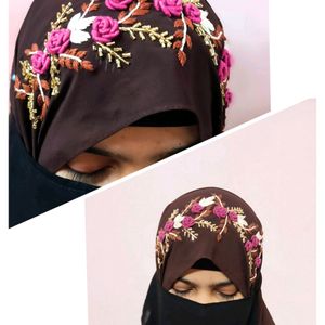 Hand Work Hijab, Stole