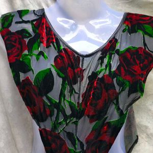 SAVAGE SEXIEST FLOWER PRINT BODYSUIT