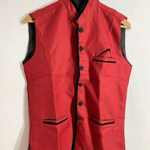 Red Ethnic Jecket