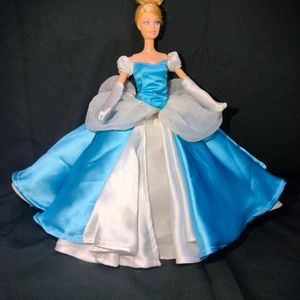 Cindrella Gown For Barbie Doll