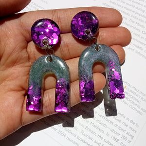 Purple Earrings ✨