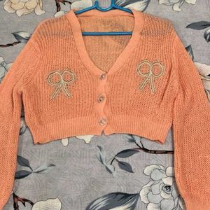 Orange Cardigan