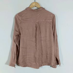 Peach Plain Casual Top (Women)