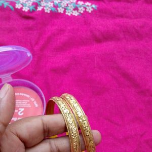 Gold Polish Bangles In Lakh