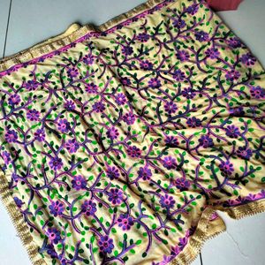 Fulkari Dupatta Heavy Size