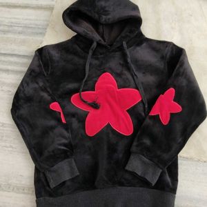 Black Velvet Hoodie