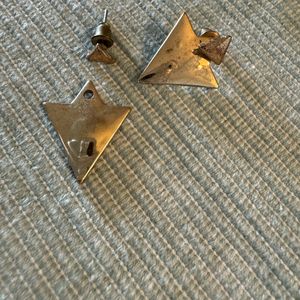 2in1 Triangle Earrings