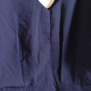 Navy Blue Formal Top