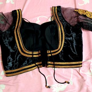 38 To 42plus Size Velvet Readymade Blouse