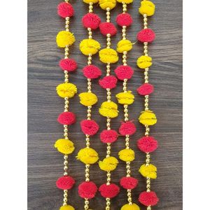 💥Diwali Offer💥Set of 10 Pompom Bell Wall Hanging