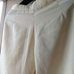 Cream Suit Trouser