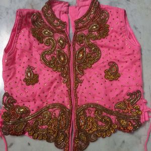 Girls pink Lehenga